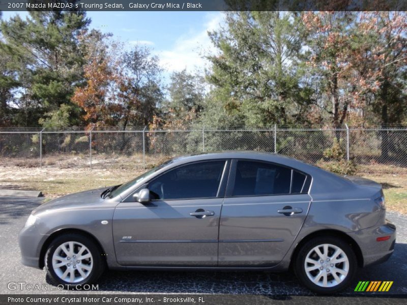 Galaxy Gray Mica / Black 2007 Mazda MAZDA3 s Touring Sedan