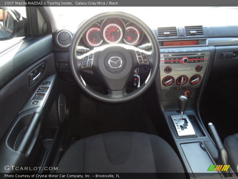 Galaxy Gray Mica / Black 2007 Mazda MAZDA3 s Touring Sedan