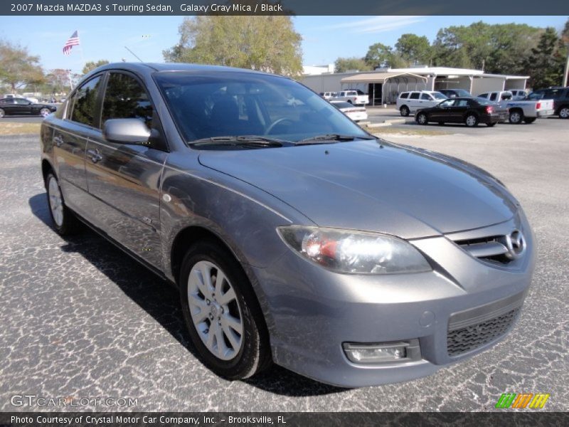 Galaxy Gray Mica / Black 2007 Mazda MAZDA3 s Touring Sedan
