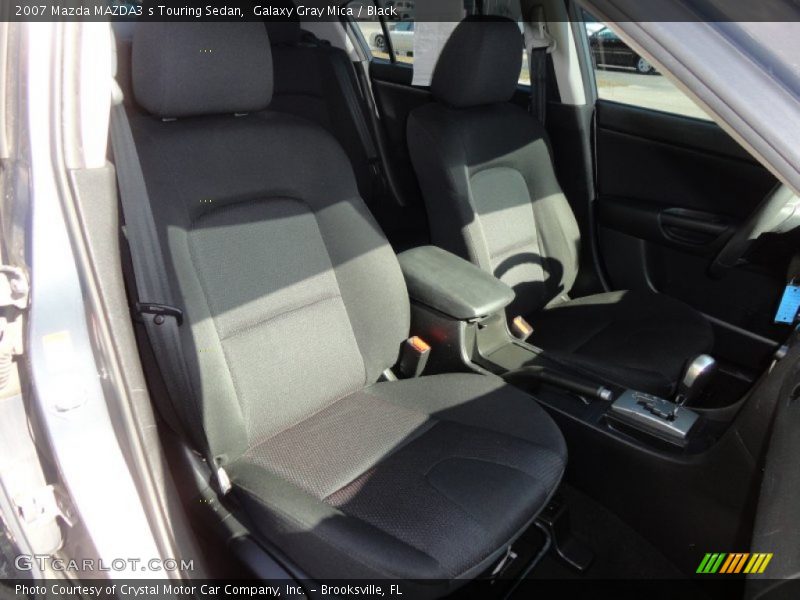 Galaxy Gray Mica / Black 2007 Mazda MAZDA3 s Touring Sedan