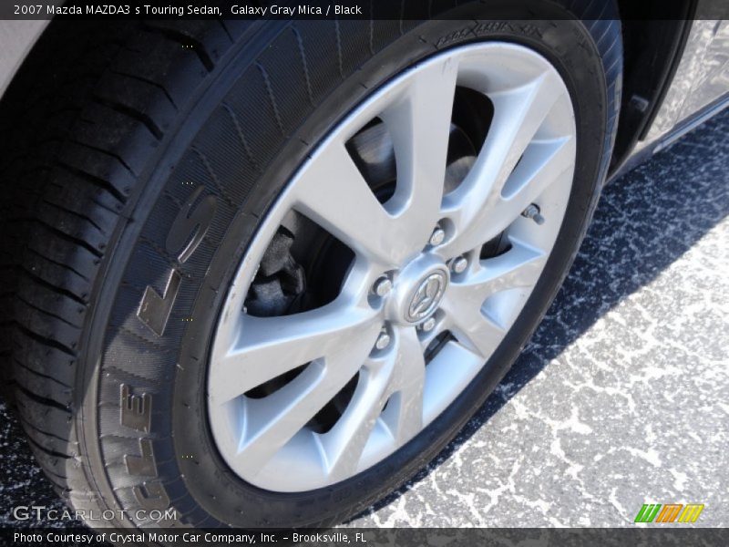 Galaxy Gray Mica / Black 2007 Mazda MAZDA3 s Touring Sedan