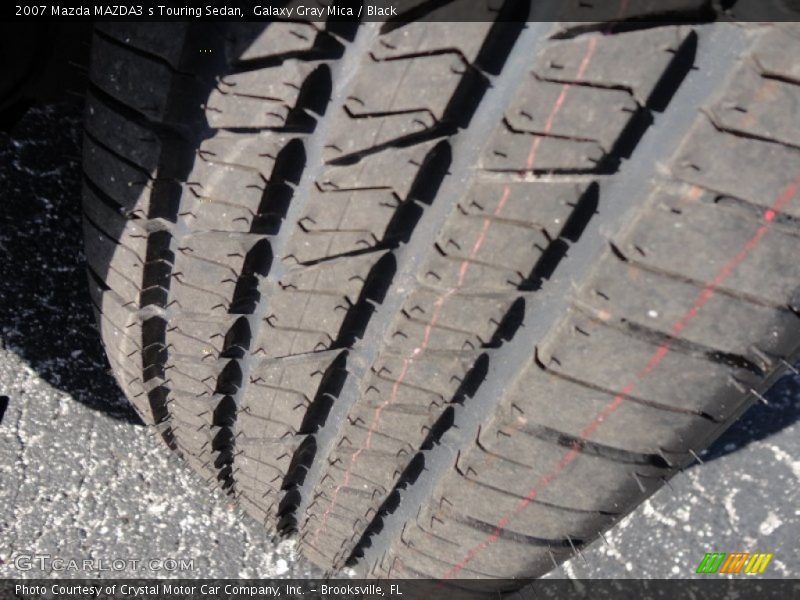 Galaxy Gray Mica / Black 2007 Mazda MAZDA3 s Touring Sedan