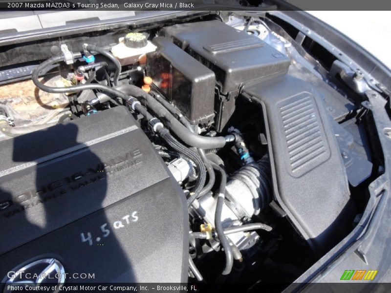 Galaxy Gray Mica / Black 2007 Mazda MAZDA3 s Touring Sedan