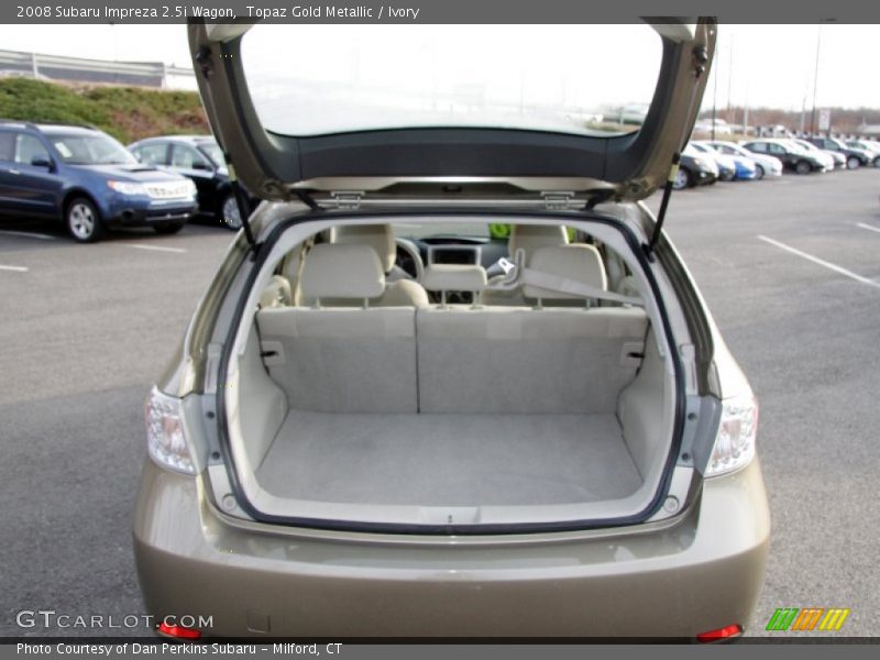 Topaz Gold Metallic / Ivory 2008 Subaru Impreza 2.5i Wagon