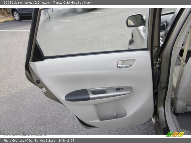 Topaz Gold Metallic / Ivory 2008 Subaru Impreza 2.5i Wagon