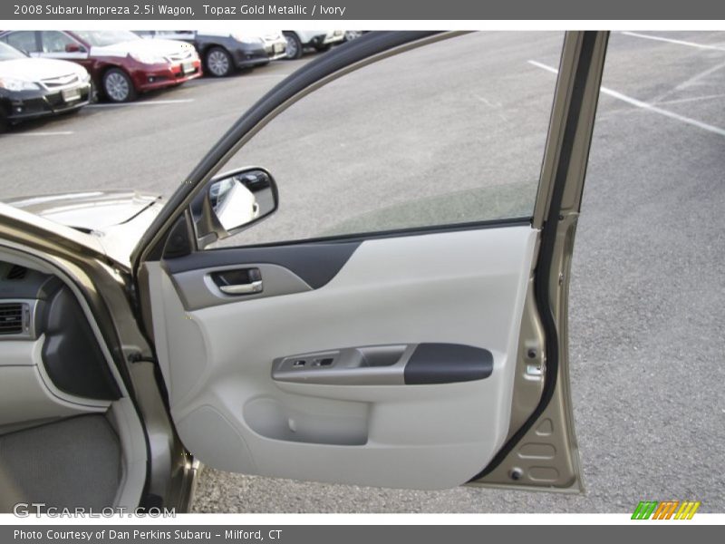 Topaz Gold Metallic / Ivory 2008 Subaru Impreza 2.5i Wagon