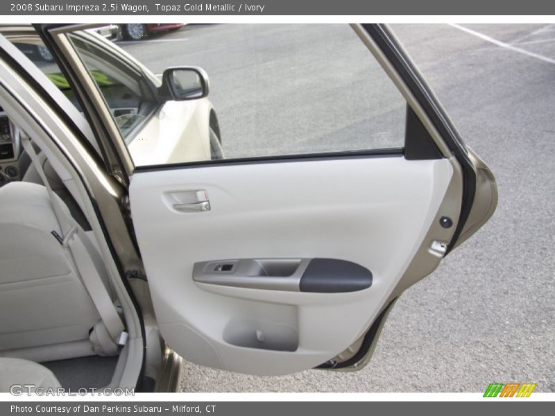 Topaz Gold Metallic / Ivory 2008 Subaru Impreza 2.5i Wagon