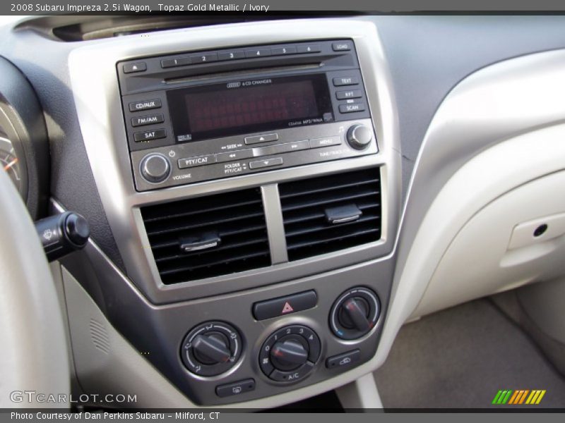 Topaz Gold Metallic / Ivory 2008 Subaru Impreza 2.5i Wagon