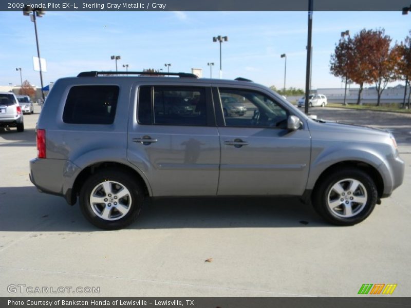 Sterling Gray Metallic / Gray 2009 Honda Pilot EX-L