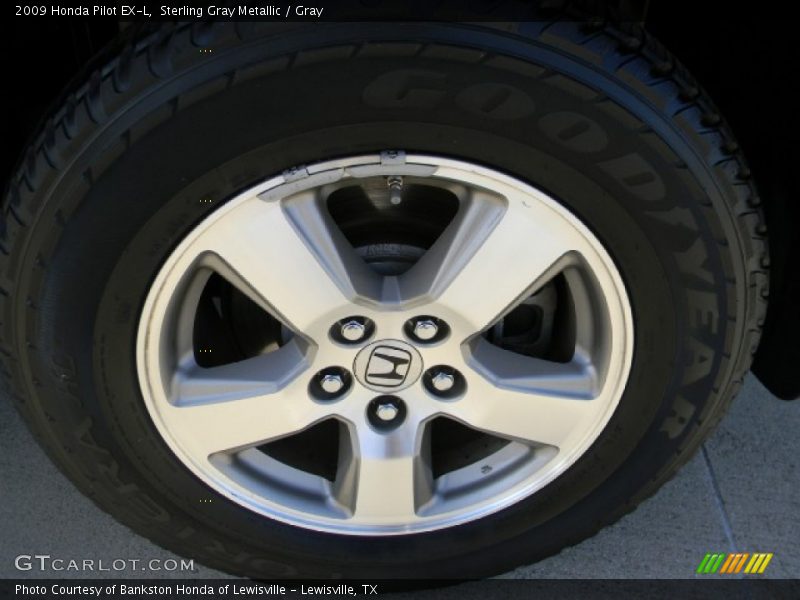 Sterling Gray Metallic / Gray 2009 Honda Pilot EX-L