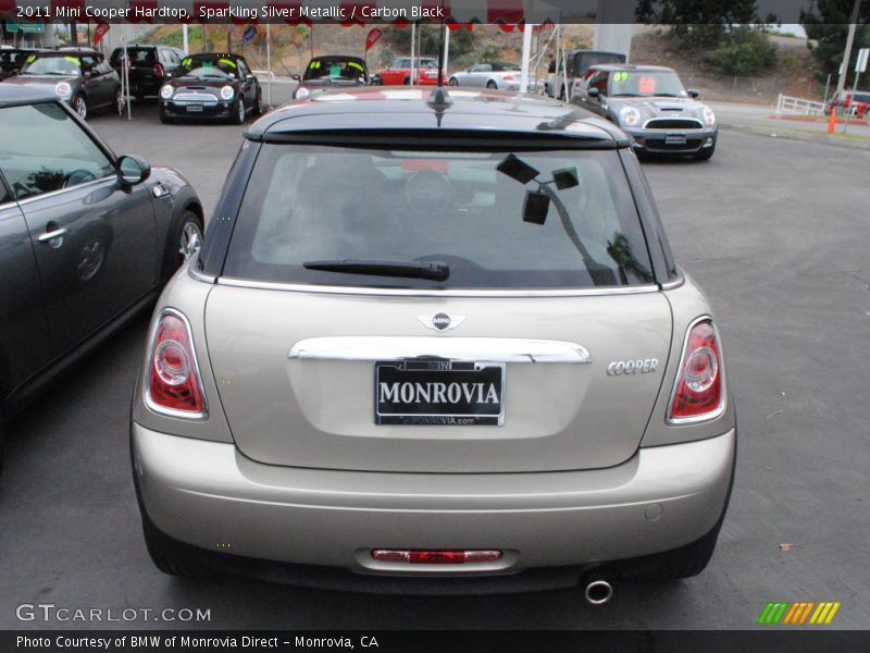 Sparkling Silver Metallic / Carbon Black 2011 Mini Cooper Hardtop