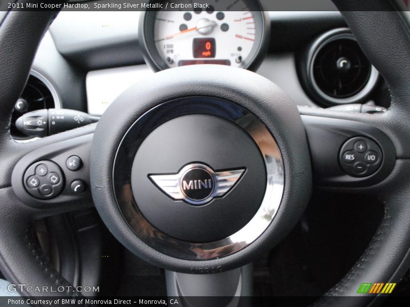 Sparkling Silver Metallic / Carbon Black 2011 Mini Cooper Hardtop