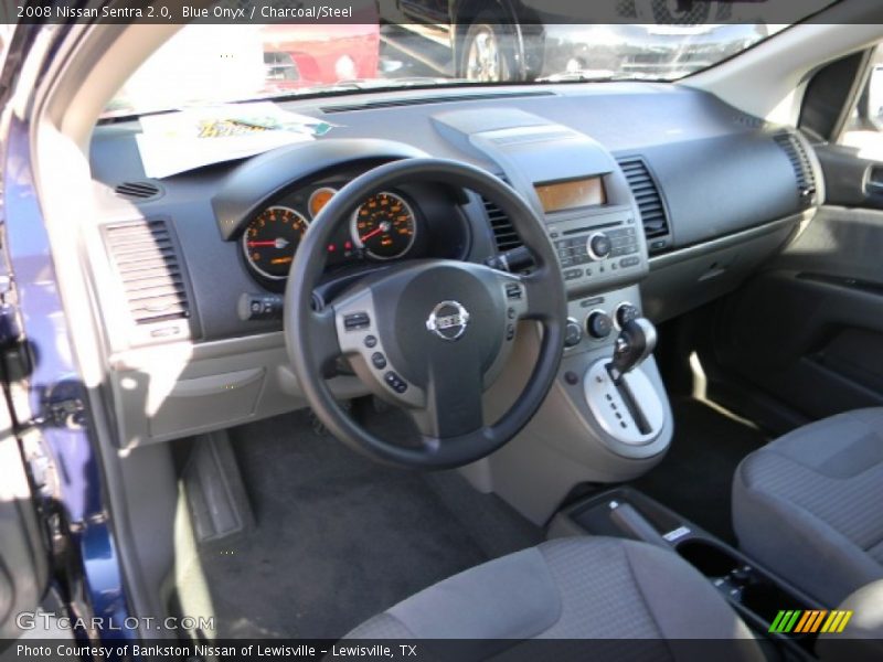 Blue Onyx / Charcoal/Steel 2008 Nissan Sentra 2.0