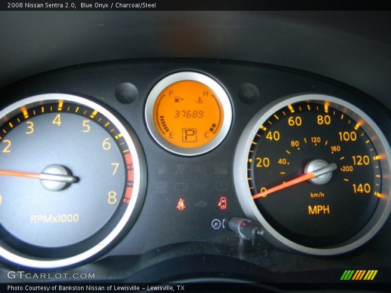 Blue Onyx / Charcoal/Steel 2008 Nissan Sentra 2.0