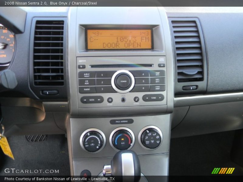 Blue Onyx / Charcoal/Steel 2008 Nissan Sentra 2.0