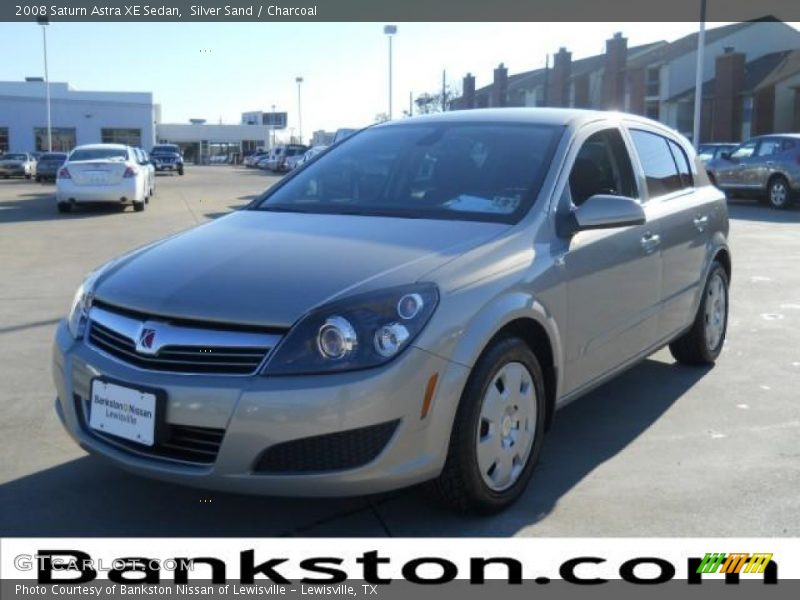 Silver Sand / Charcoal 2008 Saturn Astra XE Sedan