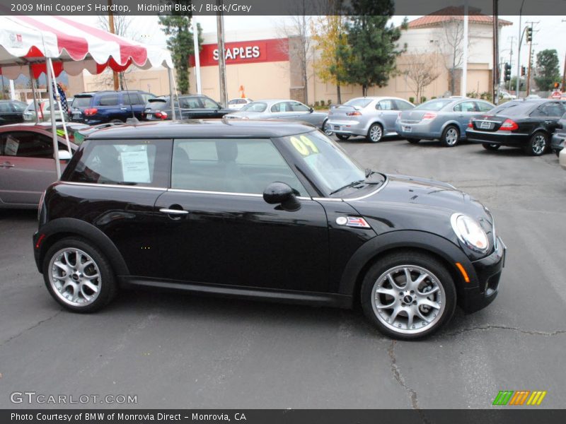 Midnight Black / Black/Grey 2009 Mini Cooper S Hardtop