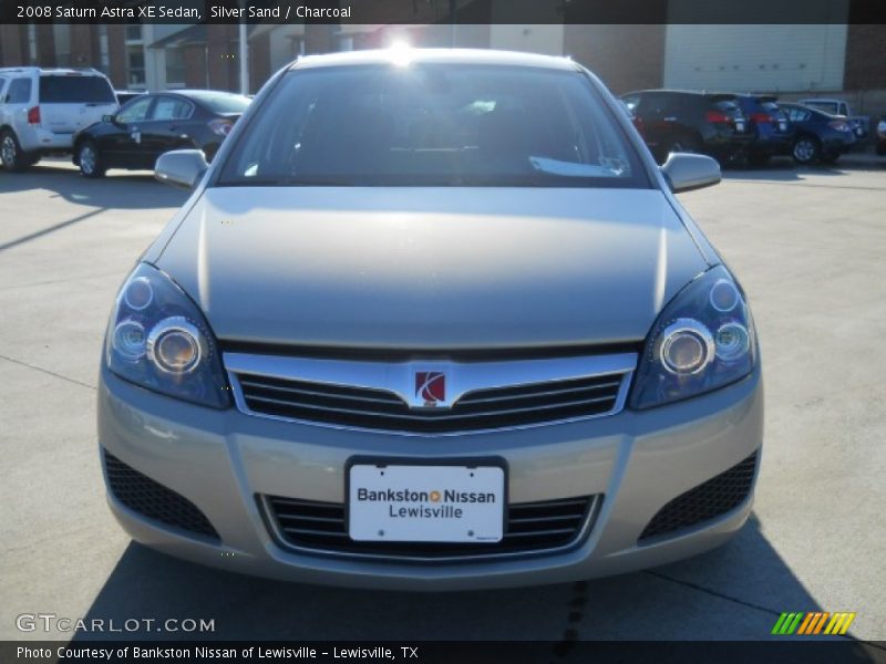 Silver Sand / Charcoal 2008 Saturn Astra XE Sedan