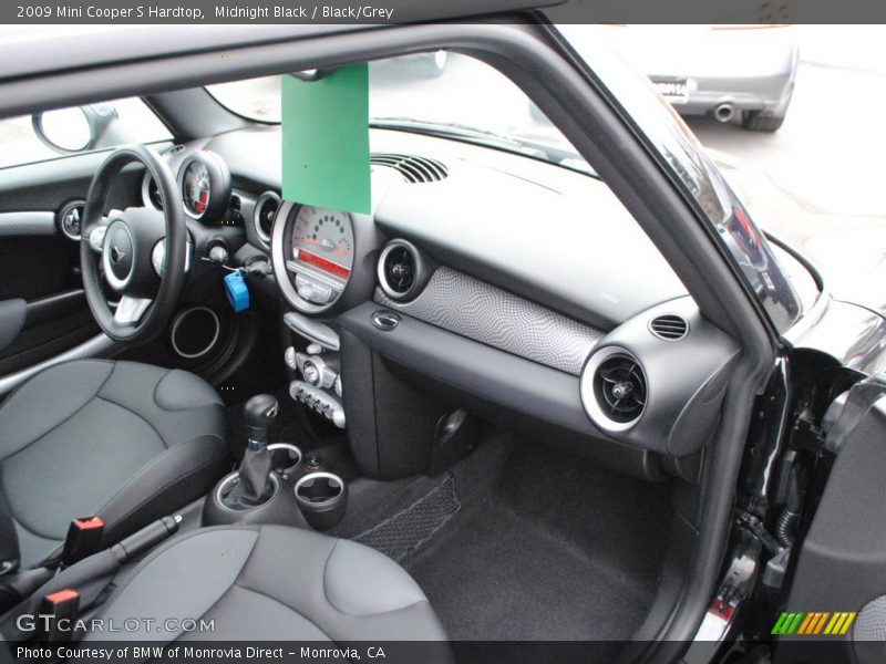 Midnight Black / Black/Grey 2009 Mini Cooper S Hardtop