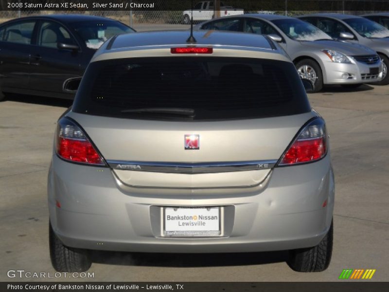 Silver Sand / Charcoal 2008 Saturn Astra XE Sedan