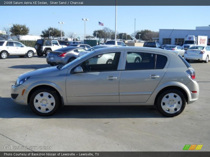 Silver Sand / Charcoal 2008 Saturn Astra XE Sedan