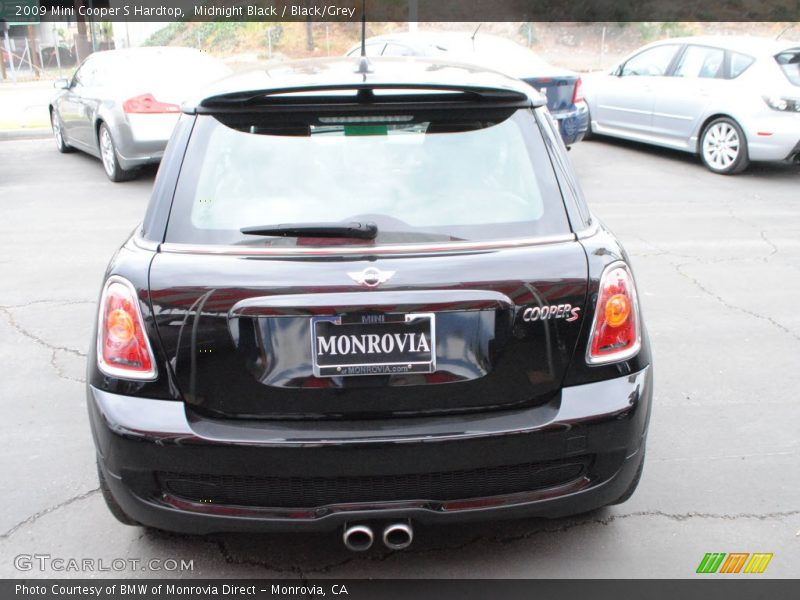 Midnight Black / Black/Grey 2009 Mini Cooper S Hardtop