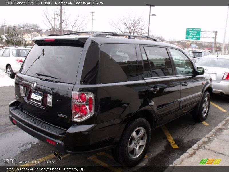 Nighthawk Black Pearl / Gray 2006 Honda Pilot EX-L 4WD