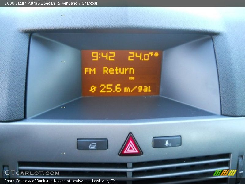 Silver Sand / Charcoal 2008 Saturn Astra XE Sedan
