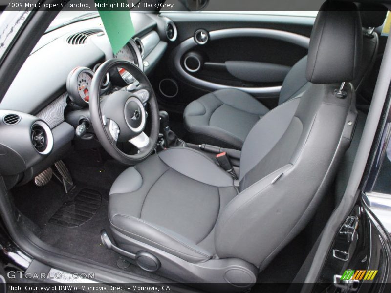 Midnight Black / Black/Grey 2009 Mini Cooper S Hardtop