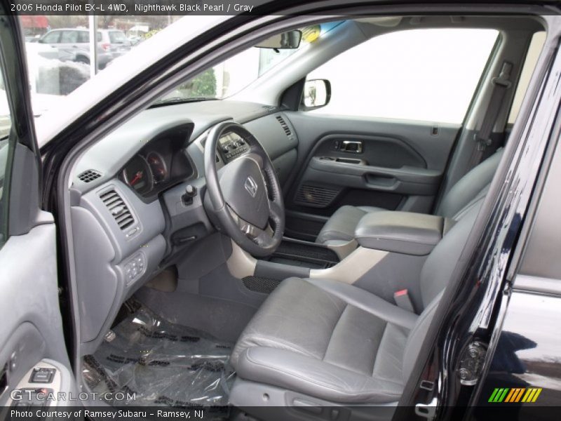 Nighthawk Black Pearl / Gray 2006 Honda Pilot EX-L 4WD