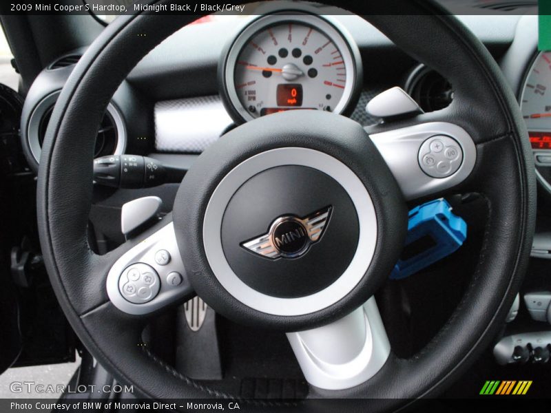 Midnight Black / Black/Grey 2009 Mini Cooper S Hardtop