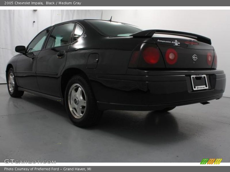 Black / Medium Gray 2005 Chevrolet Impala