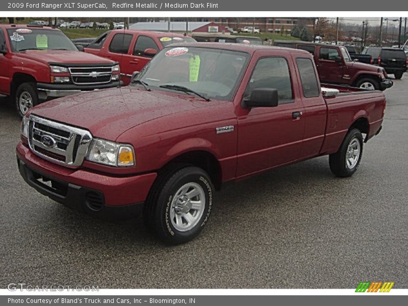Redfire Metallic / Medium Dark Flint 2009 Ford Ranger XLT SuperCab