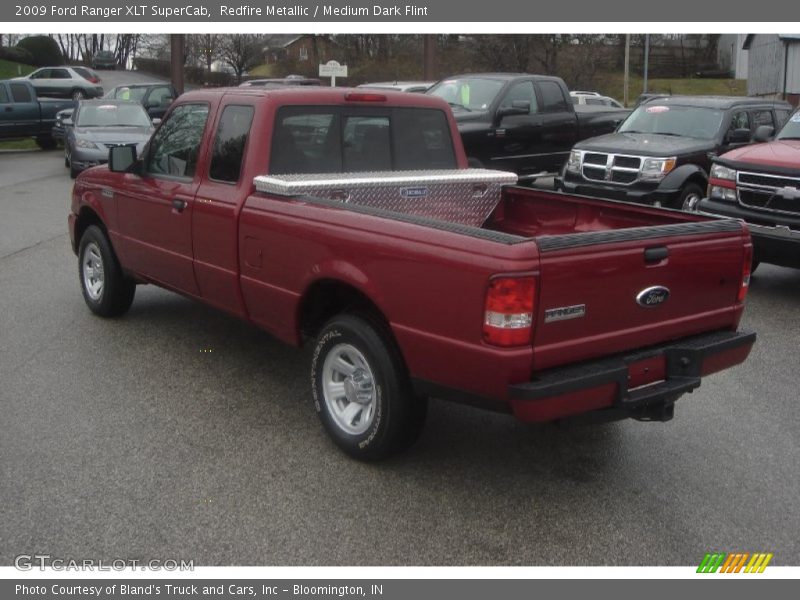 Redfire Metallic / Medium Dark Flint 2009 Ford Ranger XLT SuperCab