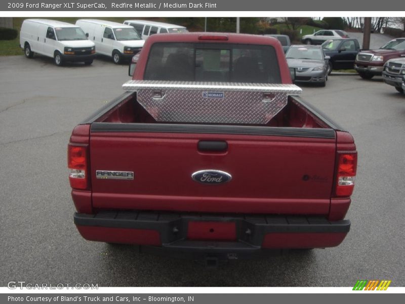 Redfire Metallic / Medium Dark Flint 2009 Ford Ranger XLT SuperCab