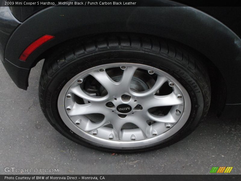 Midnight Black / Punch Carbon Black Leather 2009 Mini Cooper S Hardtop