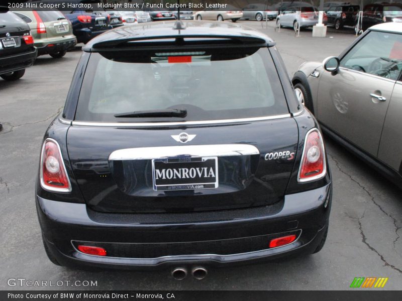 Midnight Black / Punch Carbon Black Leather 2009 Mini Cooper S Hardtop