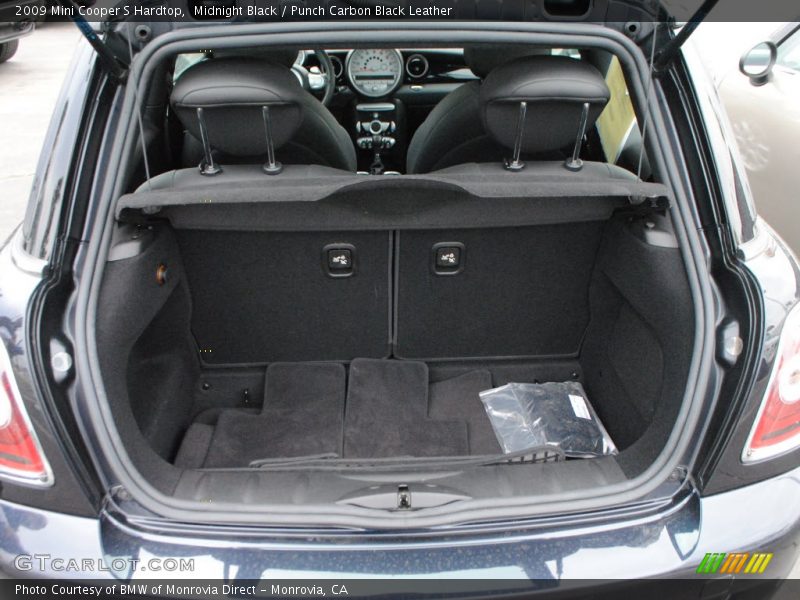 Midnight Black / Punch Carbon Black Leather 2009 Mini Cooper S Hardtop