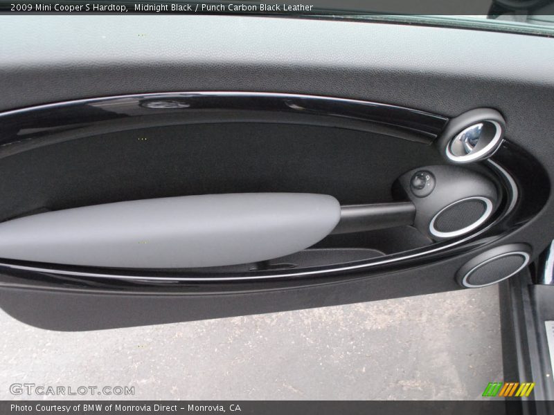 Midnight Black / Punch Carbon Black Leather 2009 Mini Cooper S Hardtop