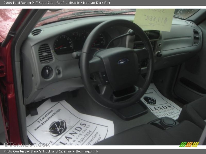 Redfire Metallic / Medium Dark Flint 2009 Ford Ranger XLT SuperCab