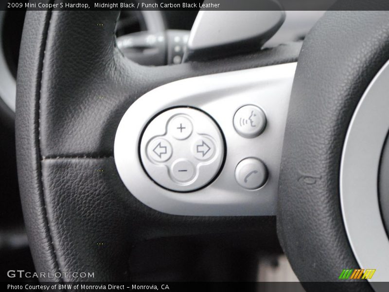 Midnight Black / Punch Carbon Black Leather 2009 Mini Cooper S Hardtop