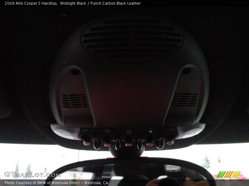 Midnight Black / Punch Carbon Black Leather 2009 Mini Cooper S Hardtop