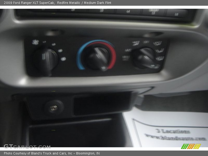 Redfire Metallic / Medium Dark Flint 2009 Ford Ranger XLT SuperCab