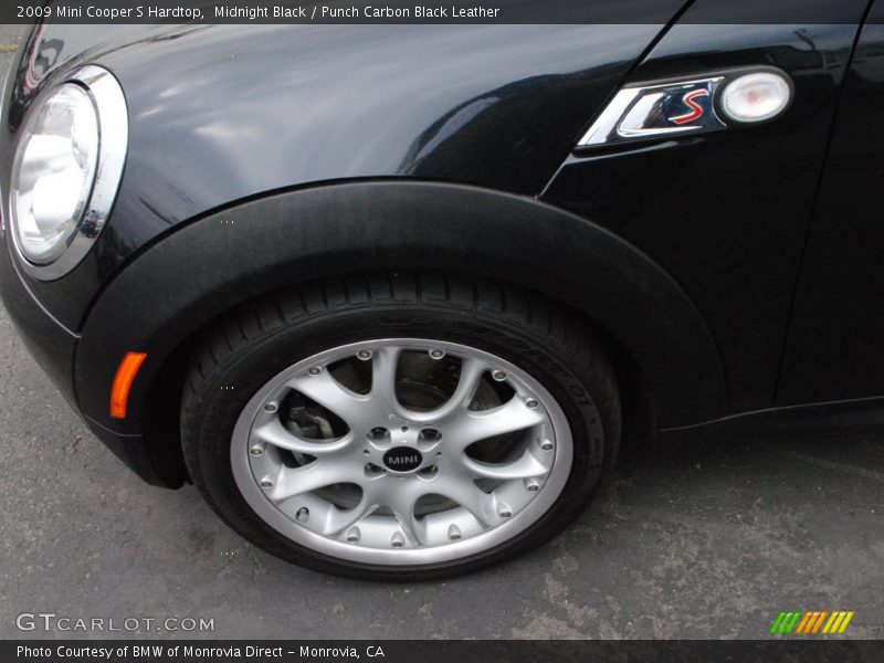 Midnight Black / Punch Carbon Black Leather 2009 Mini Cooper S Hardtop