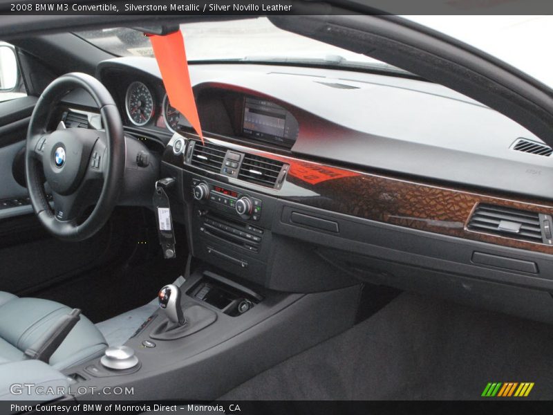 Silverstone Metallic / Silver Novillo Leather 2008 BMW M3 Convertible