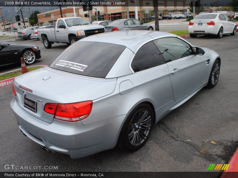 Silverstone Metallic / Silver Novillo Leather 2008 BMW M3 Convertible