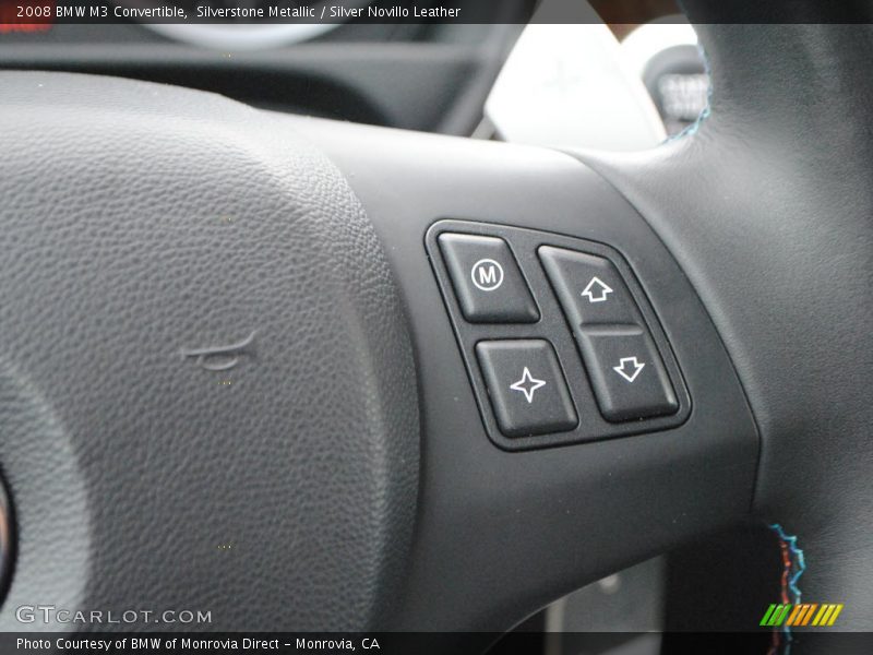 Silverstone Metallic / Silver Novillo Leather 2008 BMW M3 Convertible