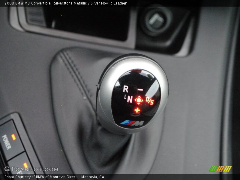 Silverstone Metallic / Silver Novillo Leather 2008 BMW M3 Convertible