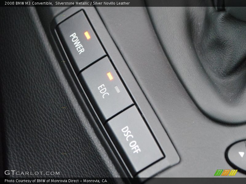 Silverstone Metallic / Silver Novillo Leather 2008 BMW M3 Convertible