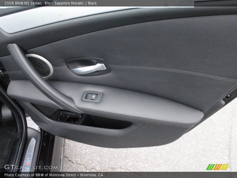 Black Sapphire Metallic / Black 2008 BMW M5 Sedan